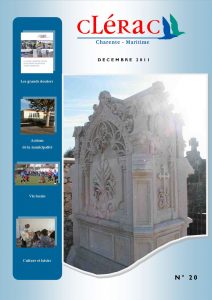 Couverture bulletin communal de Clérac n°20 - Décembre 2011