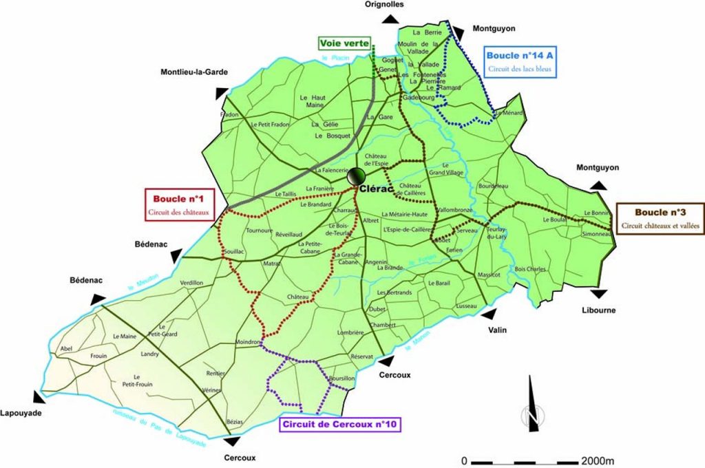 Les randonnées de la Ville de la Clérac